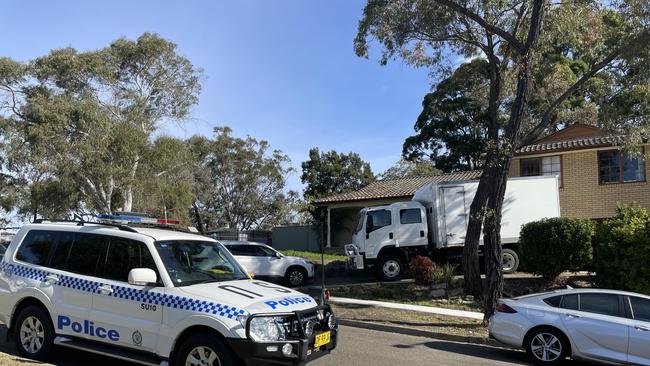 Police executed a search warrant at King’s Bangor home. Picture: Ashleigh Tullis