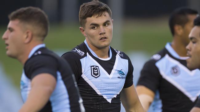 Kyle Flanagan has stayed at the Sharks despite his dad’s decision to resign.