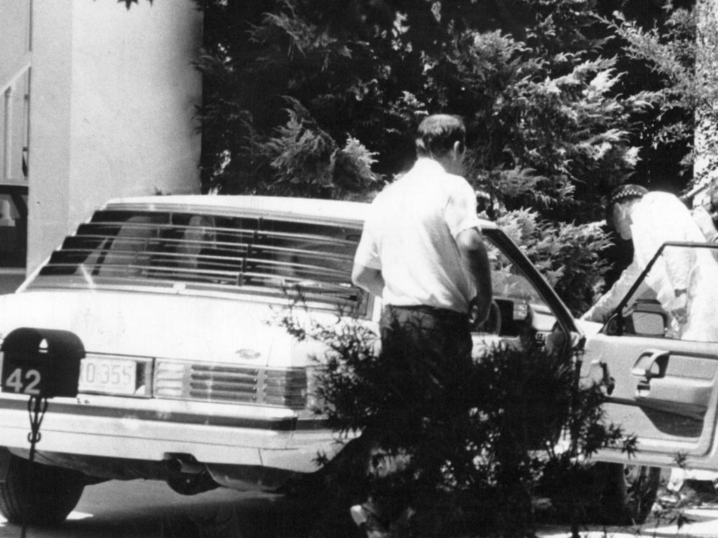 AFP assistant commissioner Colin Winchester was shot dead as he was getting out of this car outside his Canberra home in January 1989.