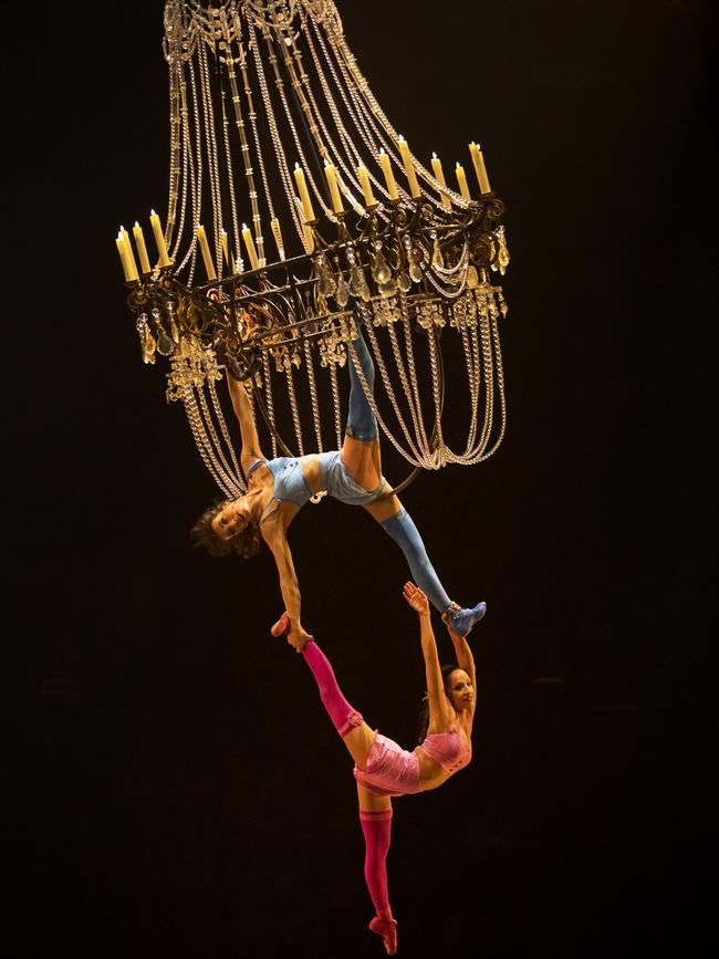 Cirque du Soleil's Corteo features jaw-dropping acrobatics. Costumes: Dominique Lemieux. Picture: MajaPrgomet