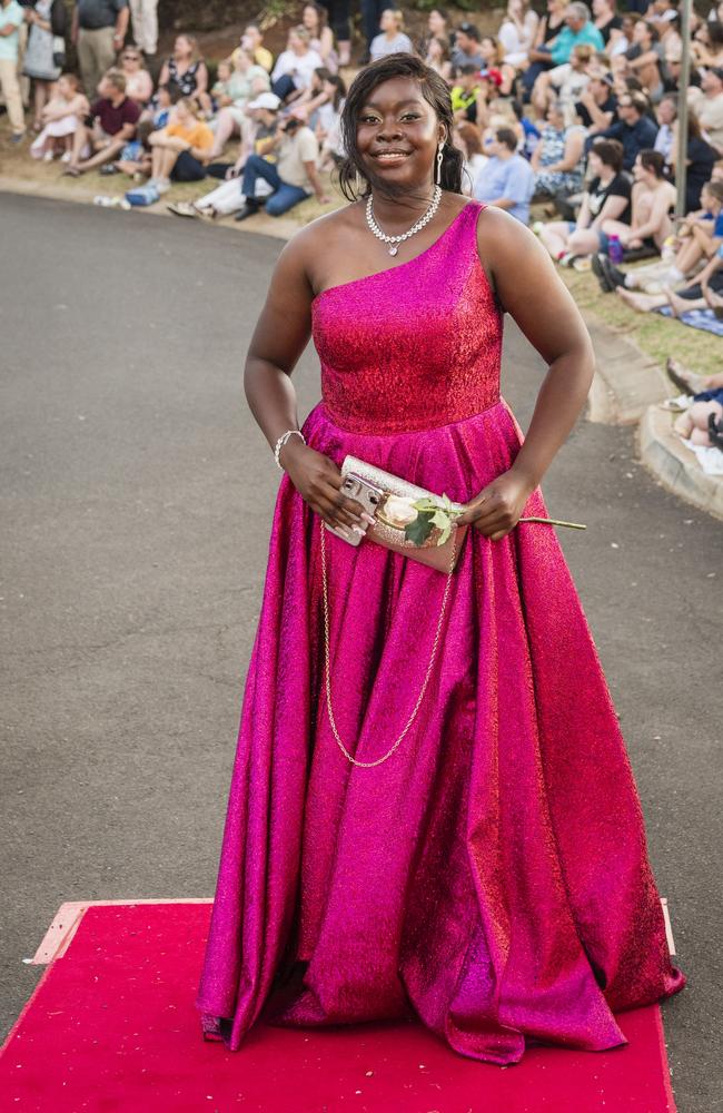 Tadiwanashe Mutomba at Harristown State High School formal at Highfields Cultural Centre, Friday, November 17, 2023. Picture: Kevin Farmer