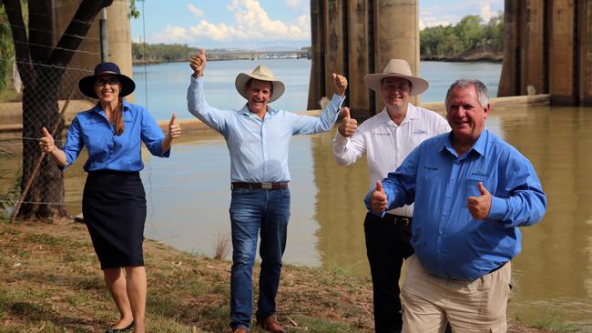 Councillor Donna Kirkland, Councillor Tony Williams, Councillor Shane Latcham and Acting Mayor Neil Fisher. Picture: Contributed