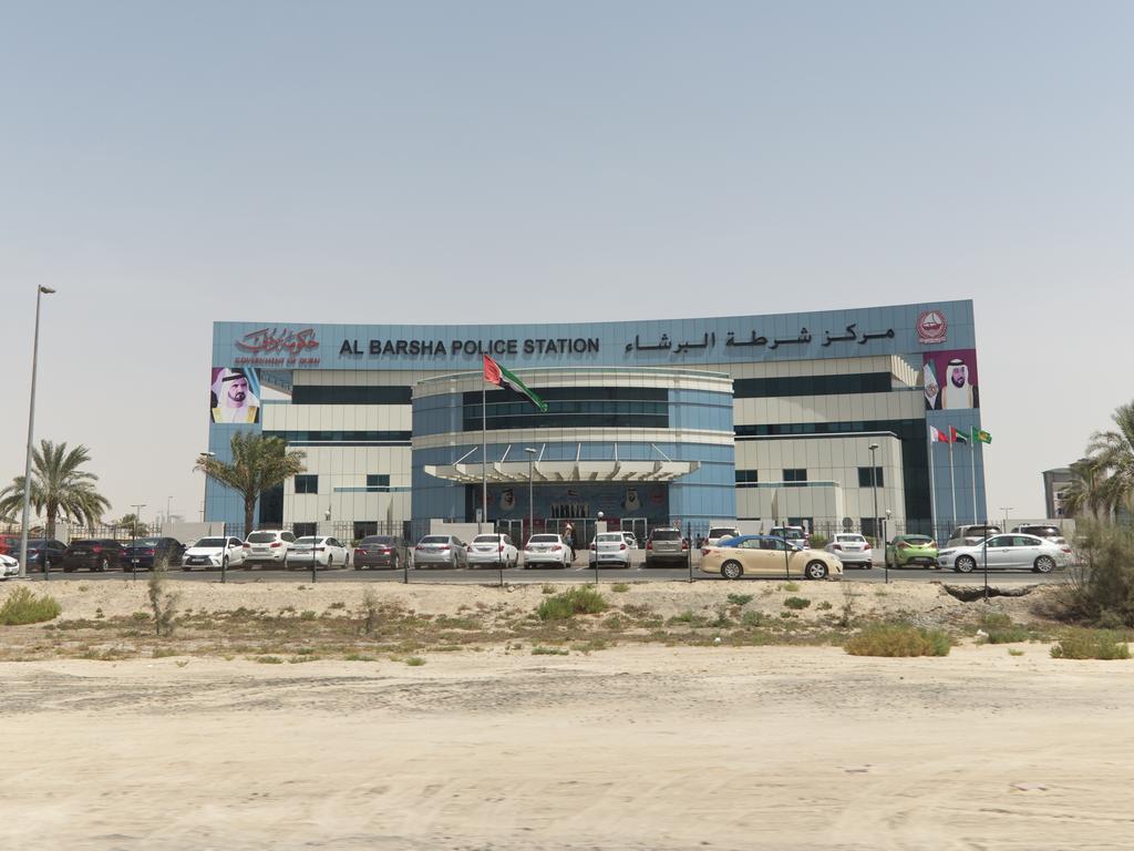 The Al Barsha police station in Dubai.