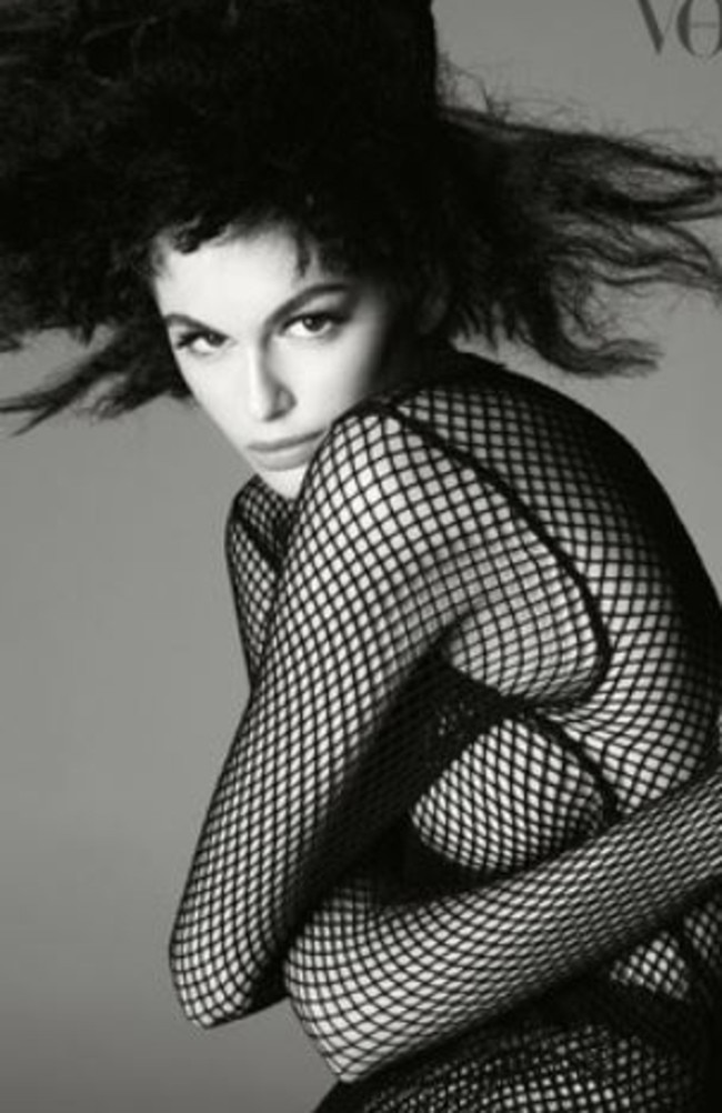 Kaia Gerber shot by Steven Meisel for British Vogue. Picture: Instagram