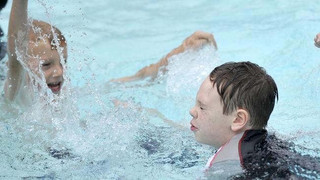 The popular Riverstone Swim Centre could move to the proposed village green. Picture: Carmela Roche