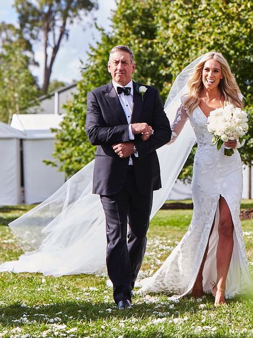 Phoebe’s dad Mitch Hooke allegedly told Sam’s oldest brother Luke to shoosh during his best man’s speech. Picture: Supplied