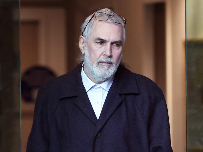 MELBOURNE, AUSTRALIA- NewsWire Photos MAY 13, 2025: Witness Tom May, an expert on fungi and a mycologist at the the Royal Botanical Gardens leaves court in Morwell for Erin Patterson's trial over the alleged poisoning deaths of three people with a beef wellington. Picture:  NewsWire/ David Crosling