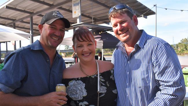Paul Clark, Stacey Walsh and Patrick Walsh at the Capricorn Food and Wine Festivalâ€™s Big Beer Festival, Rockhampton Riverside Precinct, March 19, 2022.