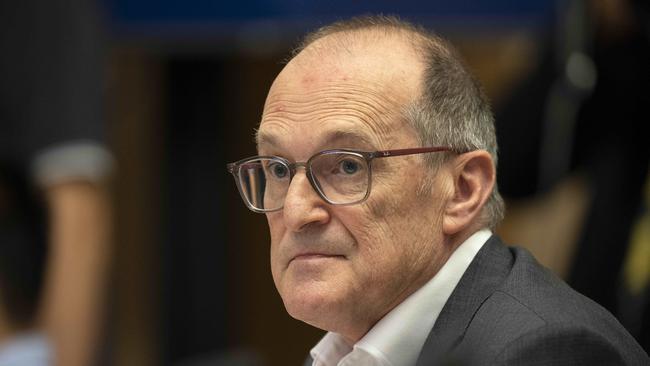 Phil Gaetjens, Secretary of the Department of the Prime Minister and Cabinet during a Senate Committee. Picture: NCA NewsWire / Gary Ramage