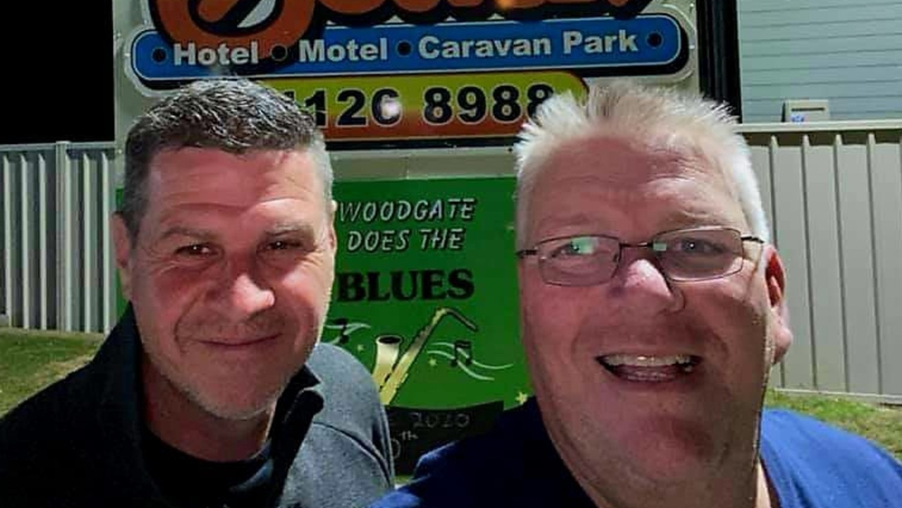 Friend and colleague Dale O’Connell (left) remembered James Kiernan (right) as “one of the good guys”.