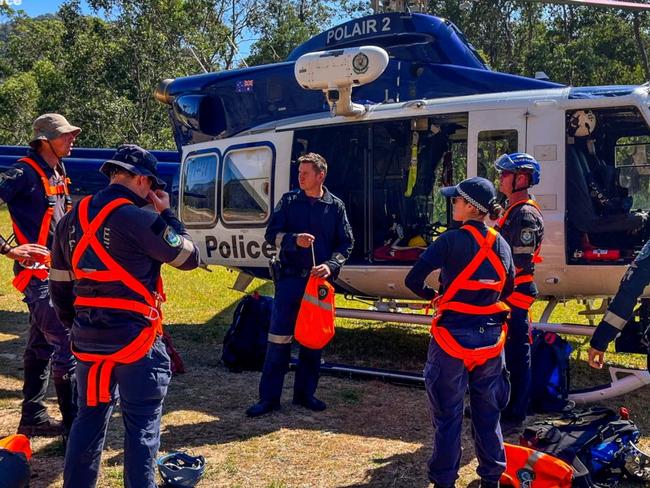 PolAir has been involved in the search. Picture: NSW Police