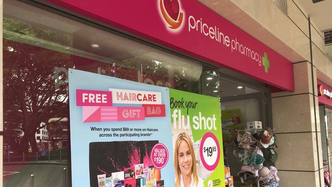 One of API’s Priceline pharmacies. Picture: Jim O'Rourke