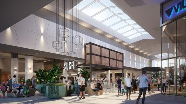 An artist impression of M-City's entertainment hall. Picture: Supplied