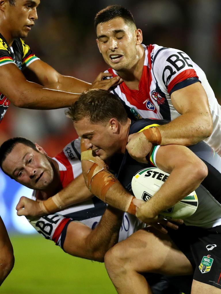 Ryan Matterson played with Boyd Cordner at the Roosters. Picture: Gregg Porteous