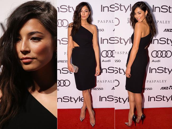 Jessica Gomes arrives at the Instyle and Audi 'Women of Style' Awards. Picture: Stephen Cooper/Getty