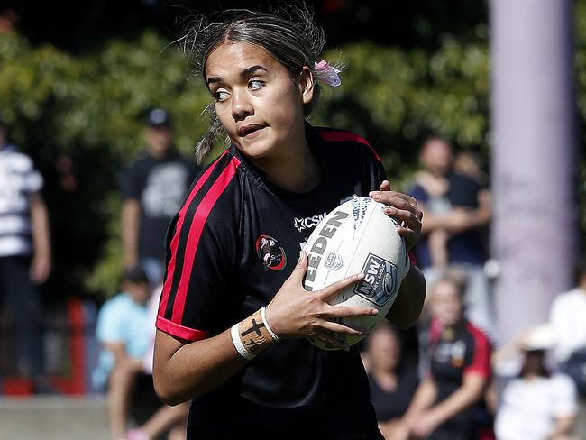 Aaliyah Haumono is coming off a strong club season with Redfern. Picture: John Appleyard