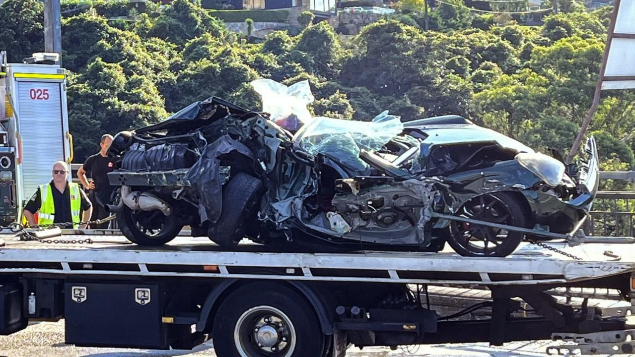 How did driver survive this horror Spit Bridge crash?