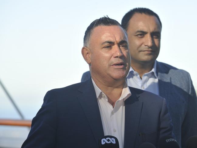 Deputy Premier John Barilaro, front. Picture: Tim Jarrett