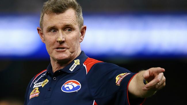 Bulldogs coach Brendan McCartney under siege amid player exodus. Picture: Michael Klein