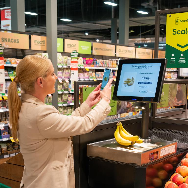 Smart scales use AI technology to predict what item is on the scale. Picture: Woolworths