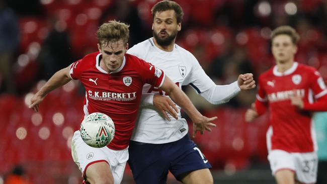 Fernando Llorente brings vital experience to Tottenham. (AP Photo/Kirsty Wigglesworth)