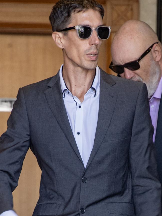 Boyfriend of slain Toyah Cordingley, Marco Heidenreich at the Cairns Supreme Court, Wednesday 26th February 2025. Photo by Brian Cassey