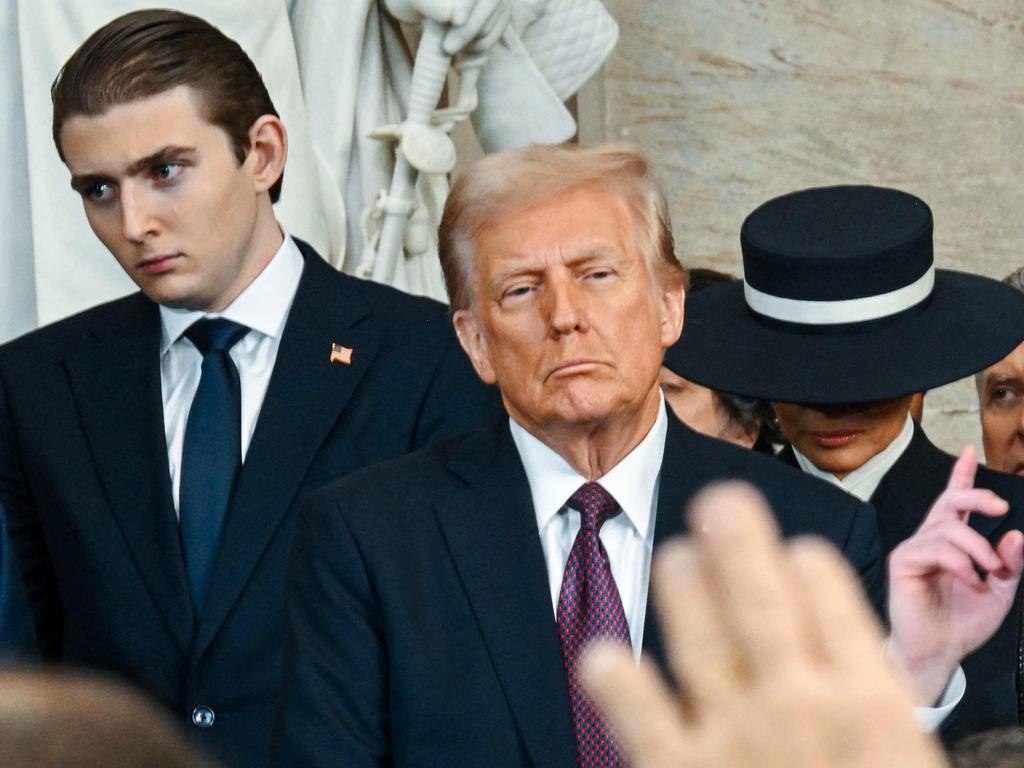 He’s also 15cms taller than his father, the 47th US President. Picture: Kenny Holston/The New York Times / AFP