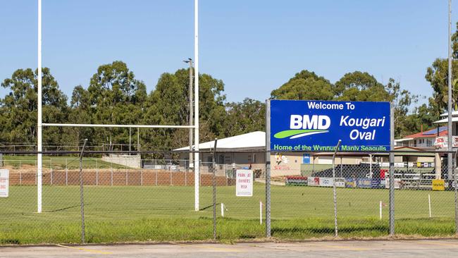 BMD Kougari Oval, the home of the Wynnum Manly Seagulls Rugby Club since 1967. (AAP Image/Richard Walker)