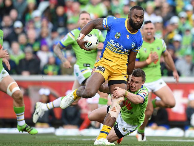 Semi Radradra was back to his best against the Raiders. Picture: AAP