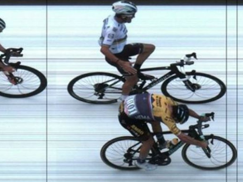 Julian Alaphilippe was pipped at the post.