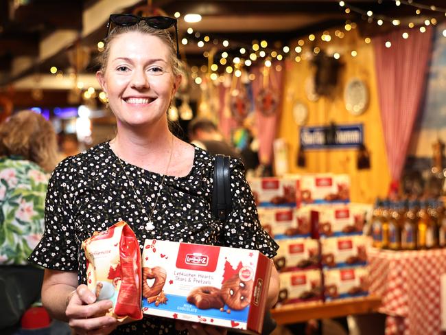 The Cairns German Club have hosted their annual Christmas markets, with traditional crafts and yummy European sweets and drinks on sale. Sophie Vorderwinkler from Bentley Park attended the annual market to buy some yummy Christmas biscuits and pastries for her family. Picture: Brendan Radke