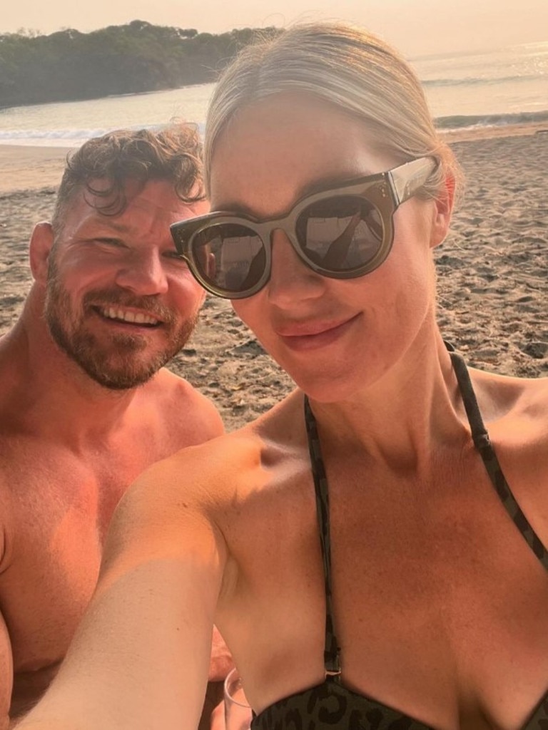 The Bisping's on holidays. Photo: Instagram