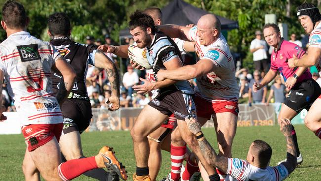 Ballina hooker Michael Dwane is a handful for most teams