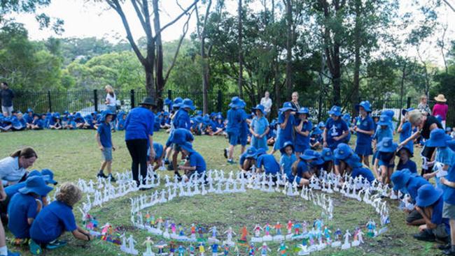 Pupils at Elanora Heights Public.