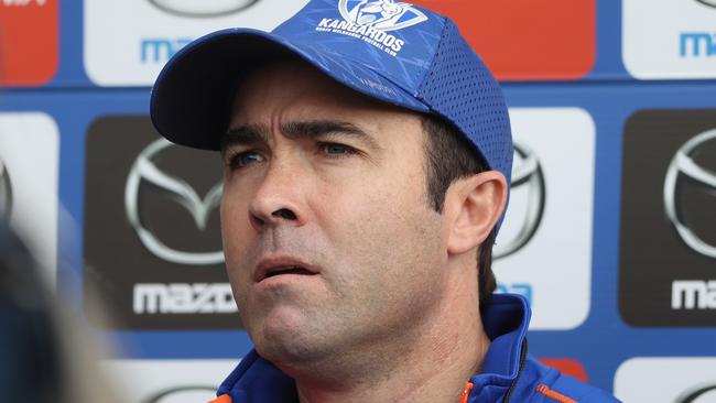 Tim Watson said Brad Scott has upset people in the highest office a the AFL and that may have contributed to the Roos tough draw. Picture: Getty Images
