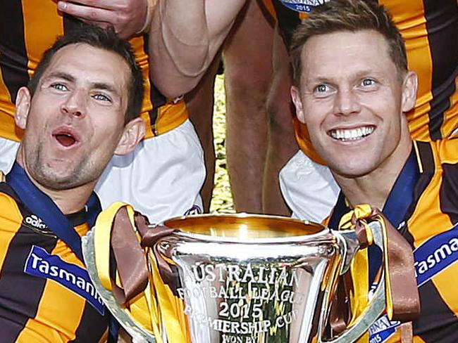 The 2015 AFL Grand Final at the MCG between the West Coast and Hawthorn AFLGF2015. Picture: Michael Klein
