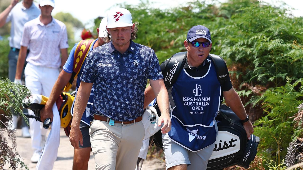 Cameron Smith came back to the pack after a horror back-nine at Kingston Heath. (Photo by Morgan Hancock/Getty Images)