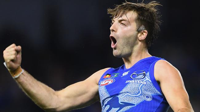 Luke McDonald opens up about North Melbourne’s pressure game. Picture: Getty Images