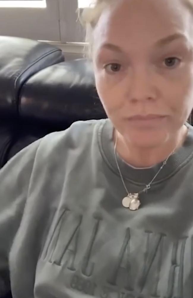 Rawson posted a video explaining why she’d deleted a recent Instagram post. Picture: Instagram