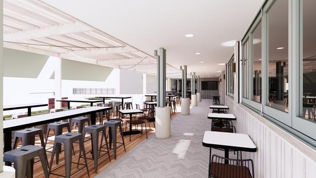 How the beer garden at the New Victoria Tavern at Wetherill Park is slated to look.