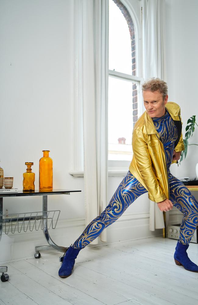 Craig McLachlan in his dressing room. Photo: Supplied.