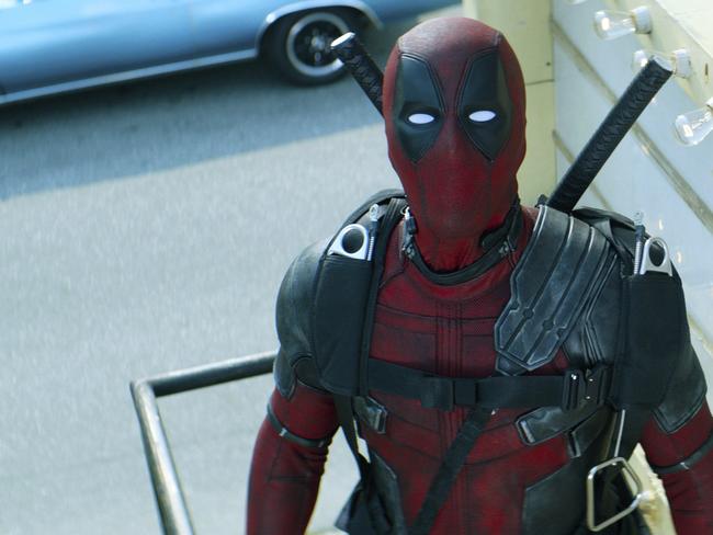 This image released shows Ryan Reynolds in a scene from Deadpool 2. Picture: Supplied