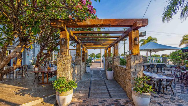 Grand View Hotel in Bowen, where scenes of Baz Lurhmann’s Australia were shot and you can get married for $750. Picture: Waymark Hotels