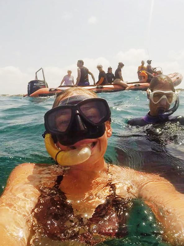 Elly Warren, pictured on a diving trip in Africa, wanted to be a marine biologist. Picture: Supplied