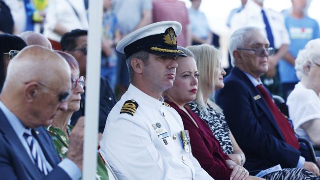 HMAS Cairns Commander Alfonso Santos. Picture: Brendan Radke