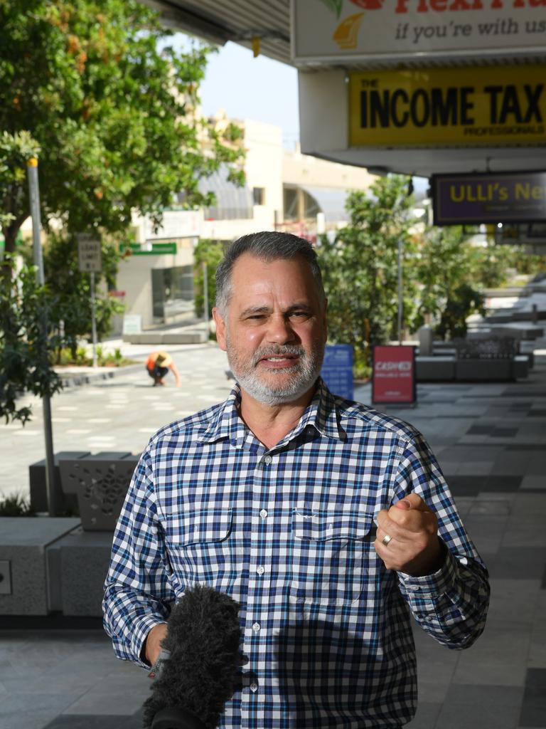 Official opening of the first stage of Nicholas Street development. Ipswich City Council administrator Greg Chemello.