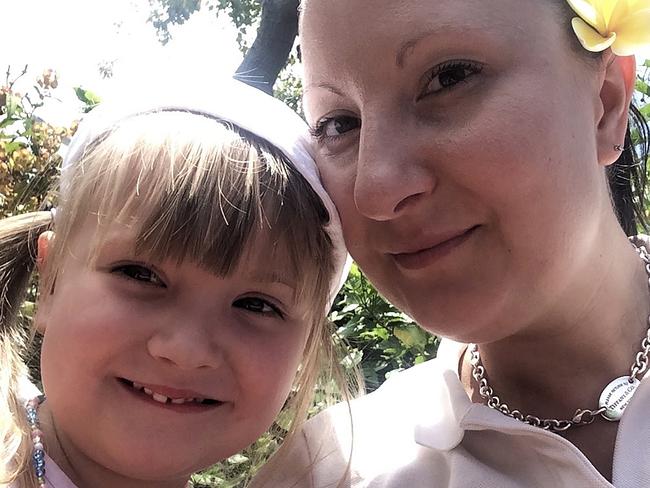 A supplied undated image obtained Monday, December 3, 2018 of Anna Bowditch (right) with her daughter Natalia. Anna Bowditch died three weeks after breaking her leg and following surgery at the St Vincent's Private Hospital. (AAP Image/Supplied by Maurice Blackburn Lawyers) NO ARCHIVING, EDITORIAL USE ONLY