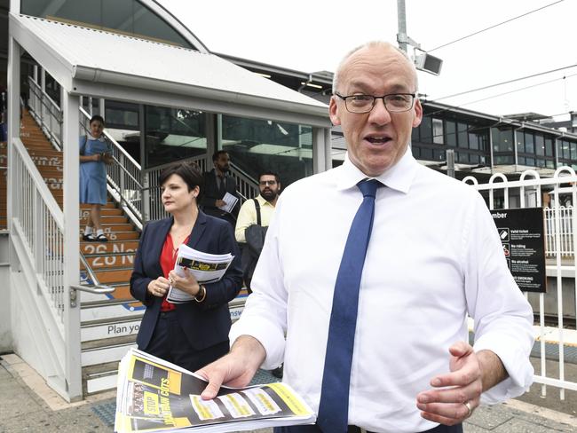 Opposition leader Luke Foley wants to prioritise spending on rail in western Sydney rather than road tunnels for the northern beaches. Picture: Darren Leigh Roberts