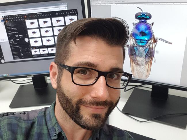 Entomologist Dr Bryan Lessard, aka Bry the Fly Guy.