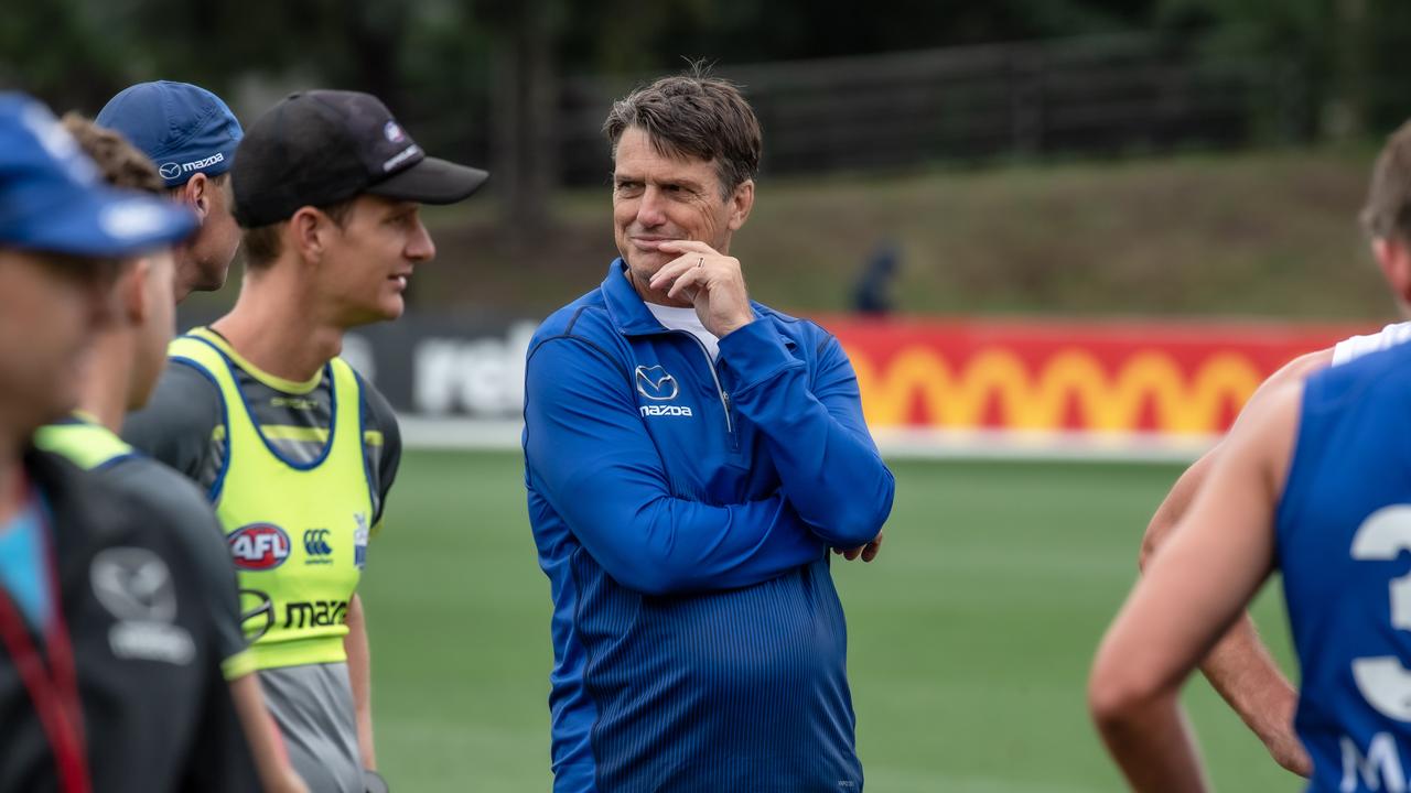 Paul Roos worked as a coaching consultant at North Melbourne. Picture: Jason Edwards